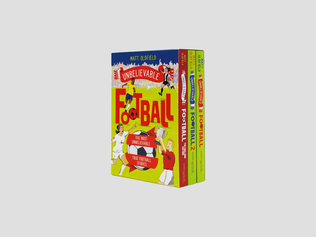 Unbelievable Football True Stories Collection - Ages 8-12 by Wren & Rook; 9781526365507