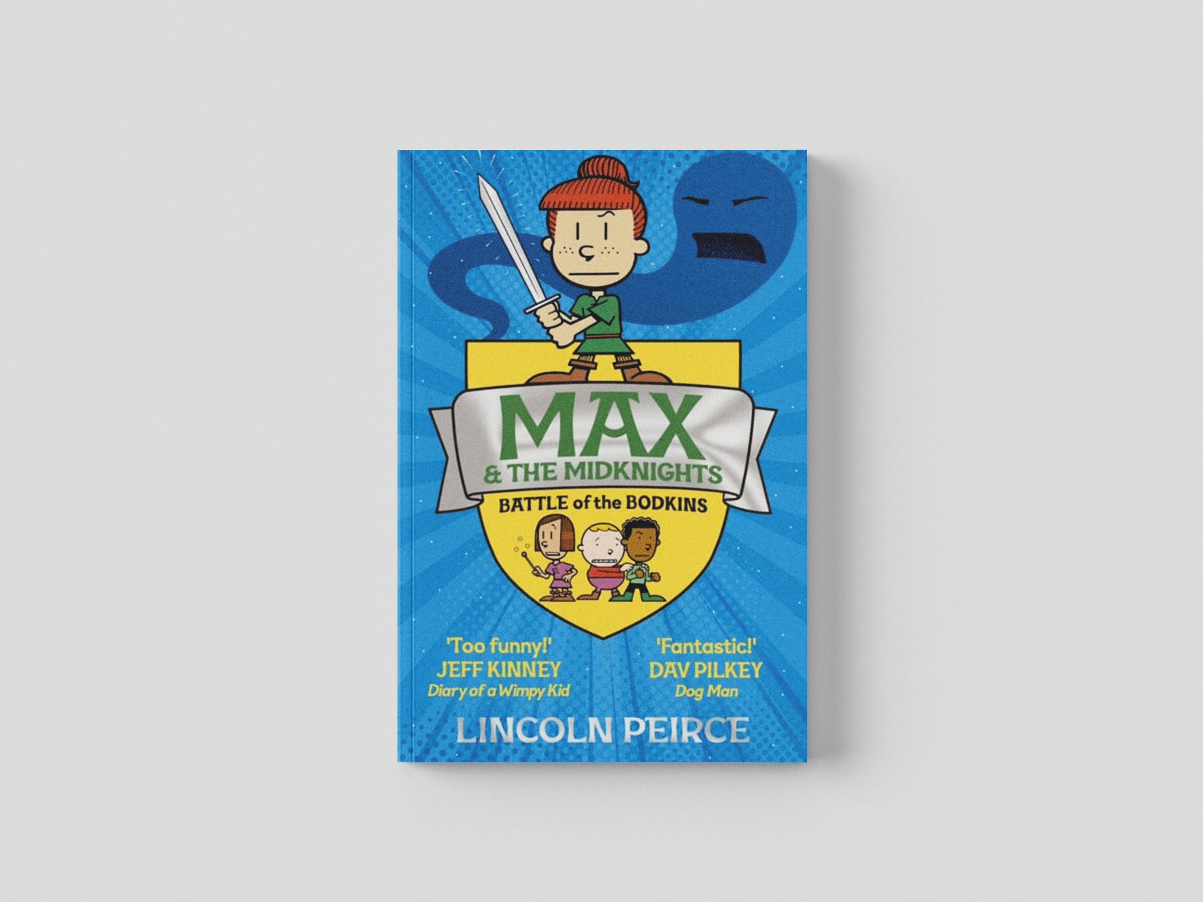 Max and the Midknights: Battle of the Bodkins by Lincoln Peirce; 9781529029284