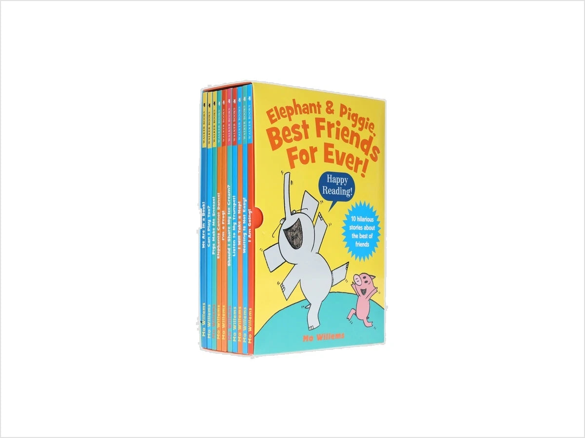Elephant & Piggie, Best Friends For Ever! Series: 10 Picture Books Collection Box Set - Ages 4-8