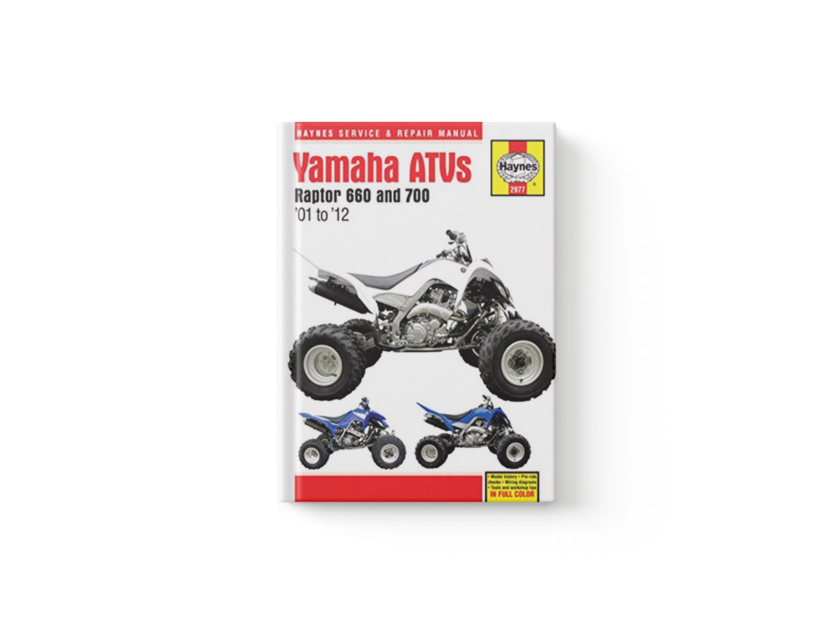Yamaha Raptor 660 & 700 ATVs (01 - 12) Haynes Repair Manual by Alan Ahlstrand; 9781563929779