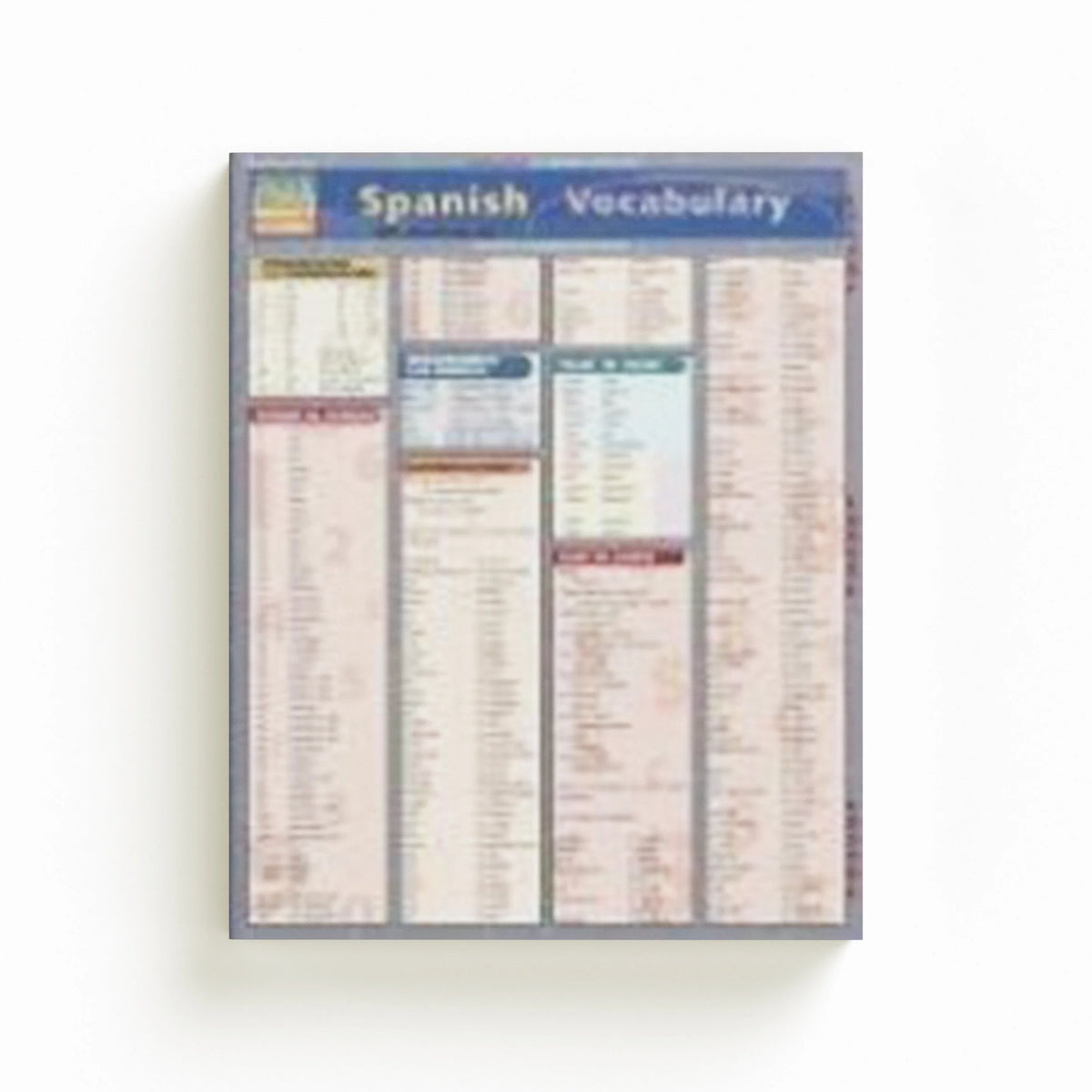 Spanish Vocabulary by Liliane Arnet; 9781572225503