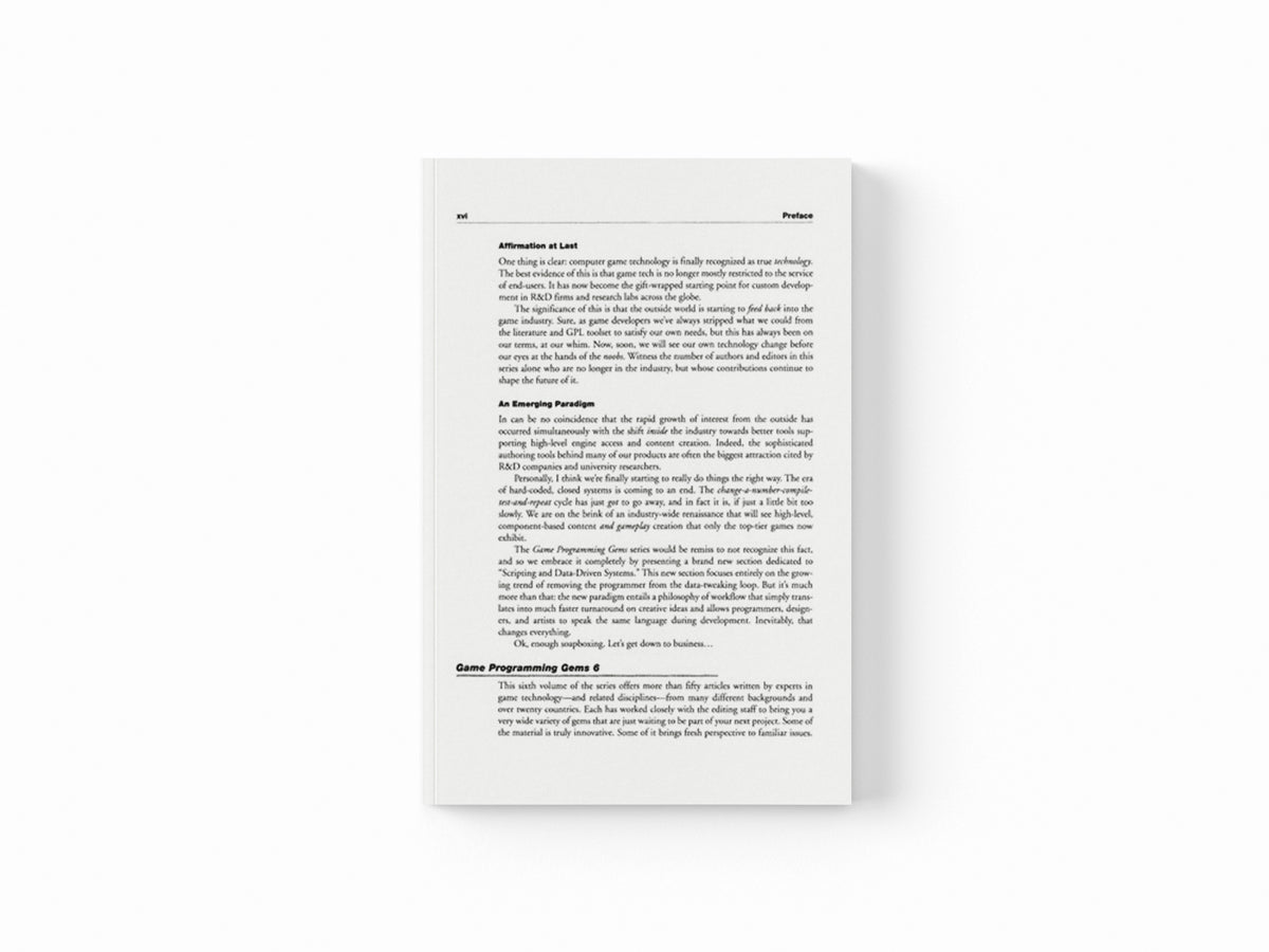 Game Programming Gems 6 by Mike Dickheiser; 9781584504504