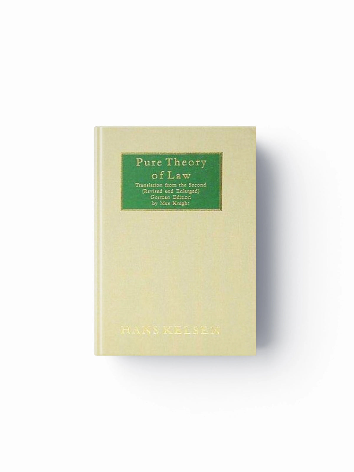 Pure Theory of Law by Kelsen, Hans; 9781584772064