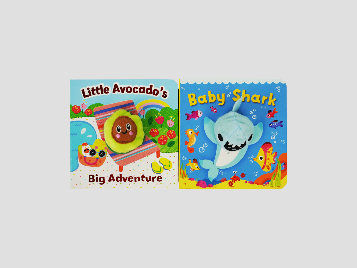 Baby Shark/Little Avocado’s Big Adventure (Pack of 2 Finger Puppet Books) - Ages 1-4