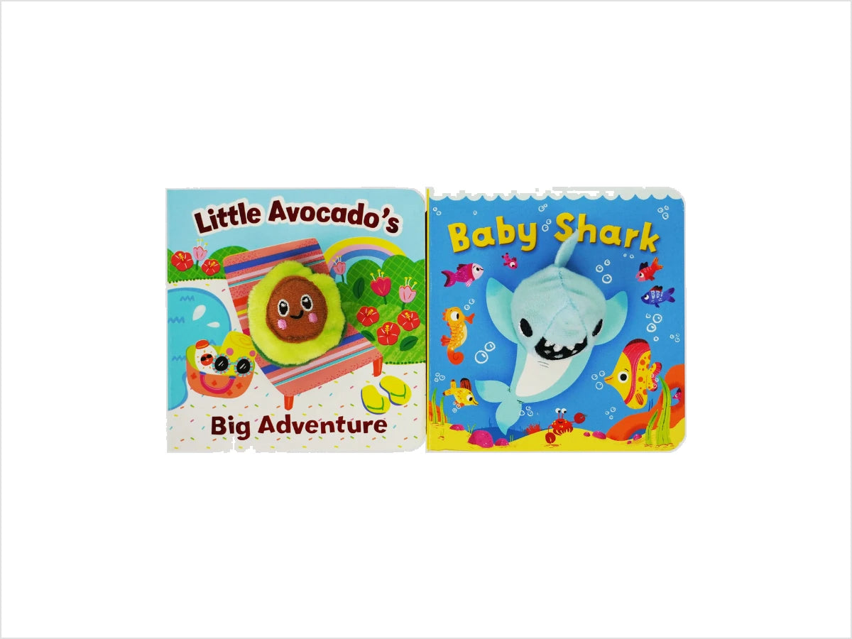 Baby Shark/Little Avocado’s Big Adventure (Pack of 2 Finger Puppet Books) - Ages 1-4