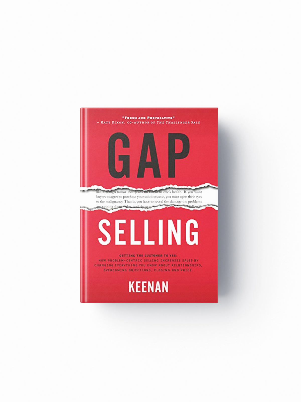 Gap Selling by Keenan; 9781732891005