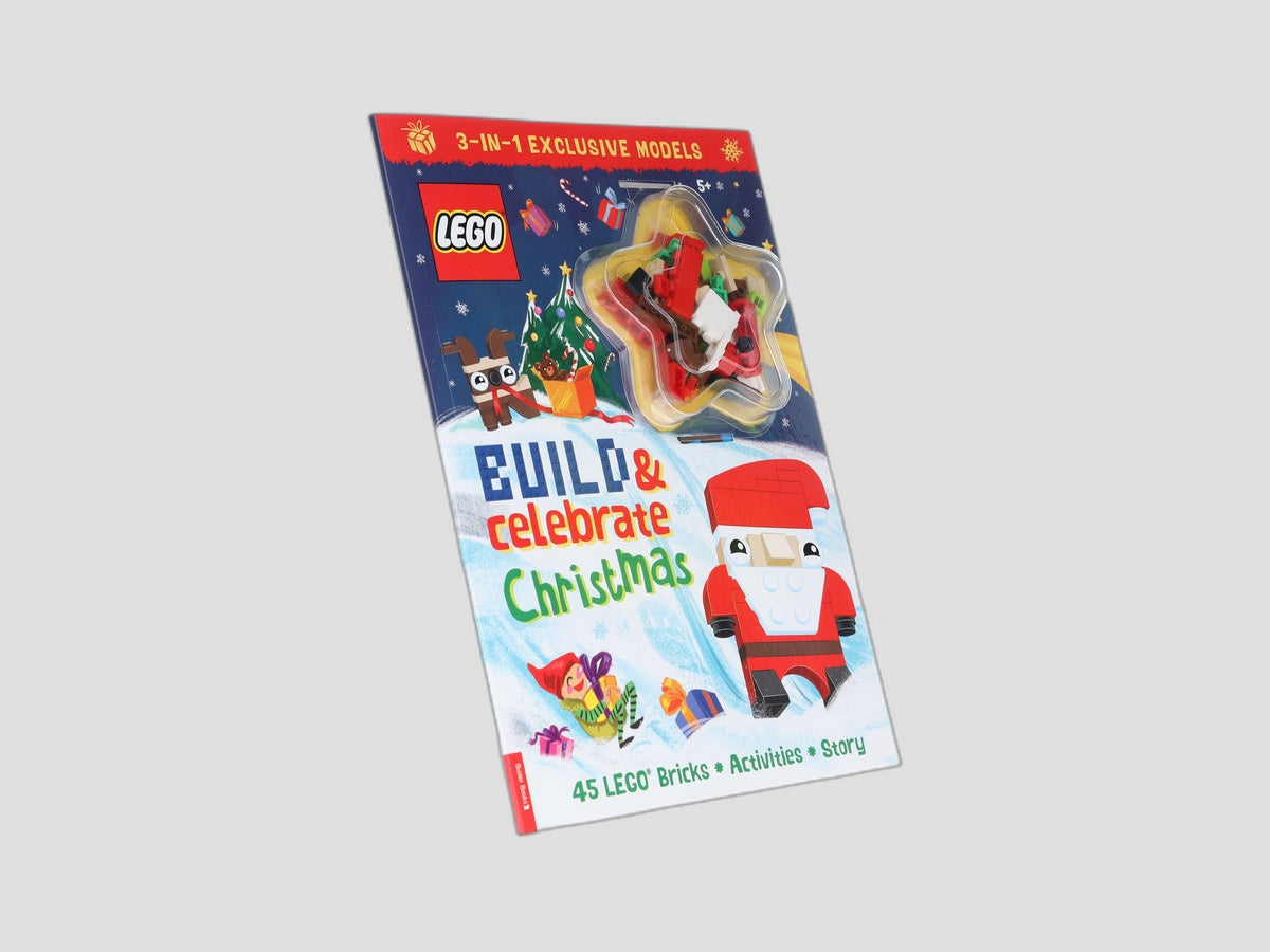 LEGO® Books: Build & Celebrate Christmas (includes 45 bricks) by Michael O'Mara Books Ltd; 9781780559971