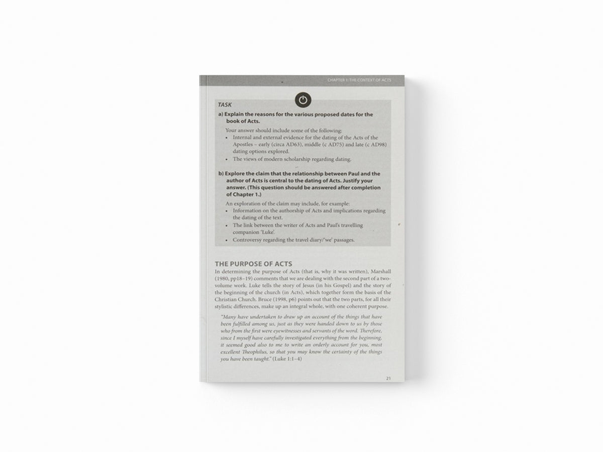 The Acts of the Apostles: 1 Corinthians, Galatians & Ephesians, A Study for CCEA A Level by Juliana Gilbride; 9781780731094