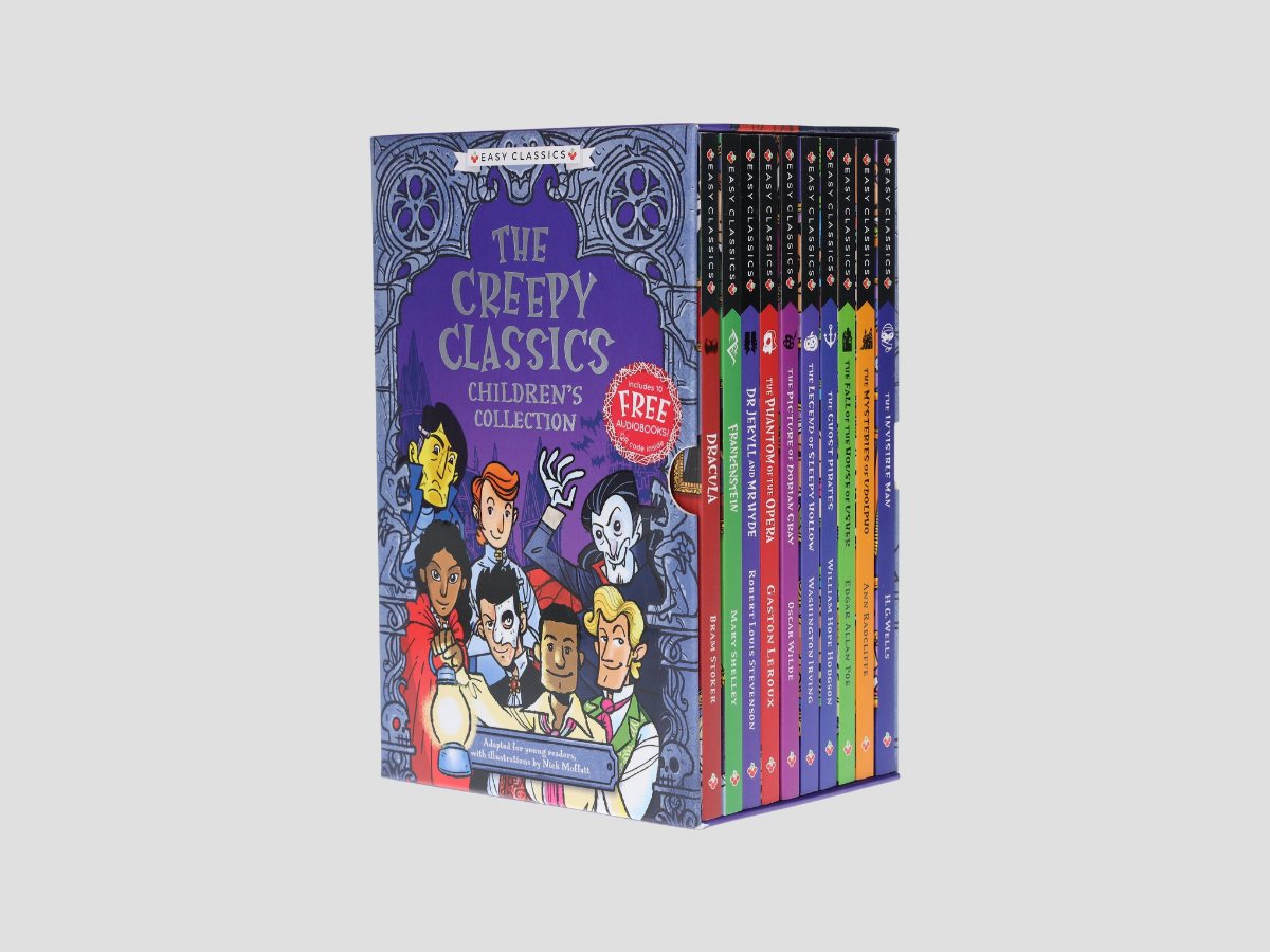 The Creepy Classics: Children’s Easy Classics Collection 10 Books Box Set - Ages 7-11