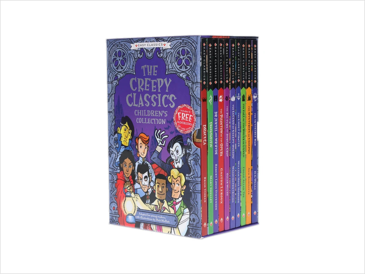 The Creepy Classics: Children’s Easy Classics Collection 10 Books Box Set - Ages 7-11