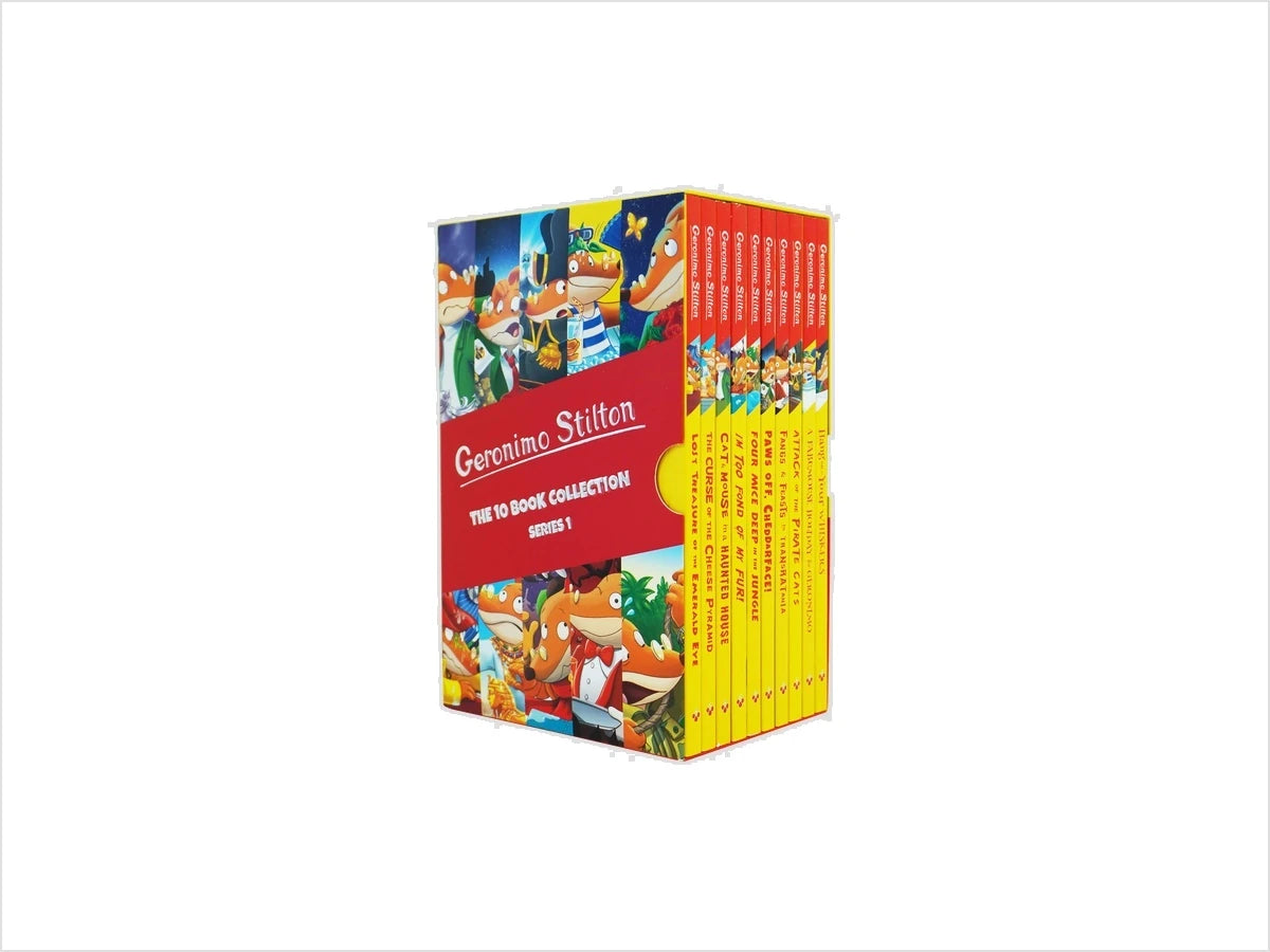 Geronimo Stilton Collection 10 Books (Series 1) Box Set - Ages 5-7