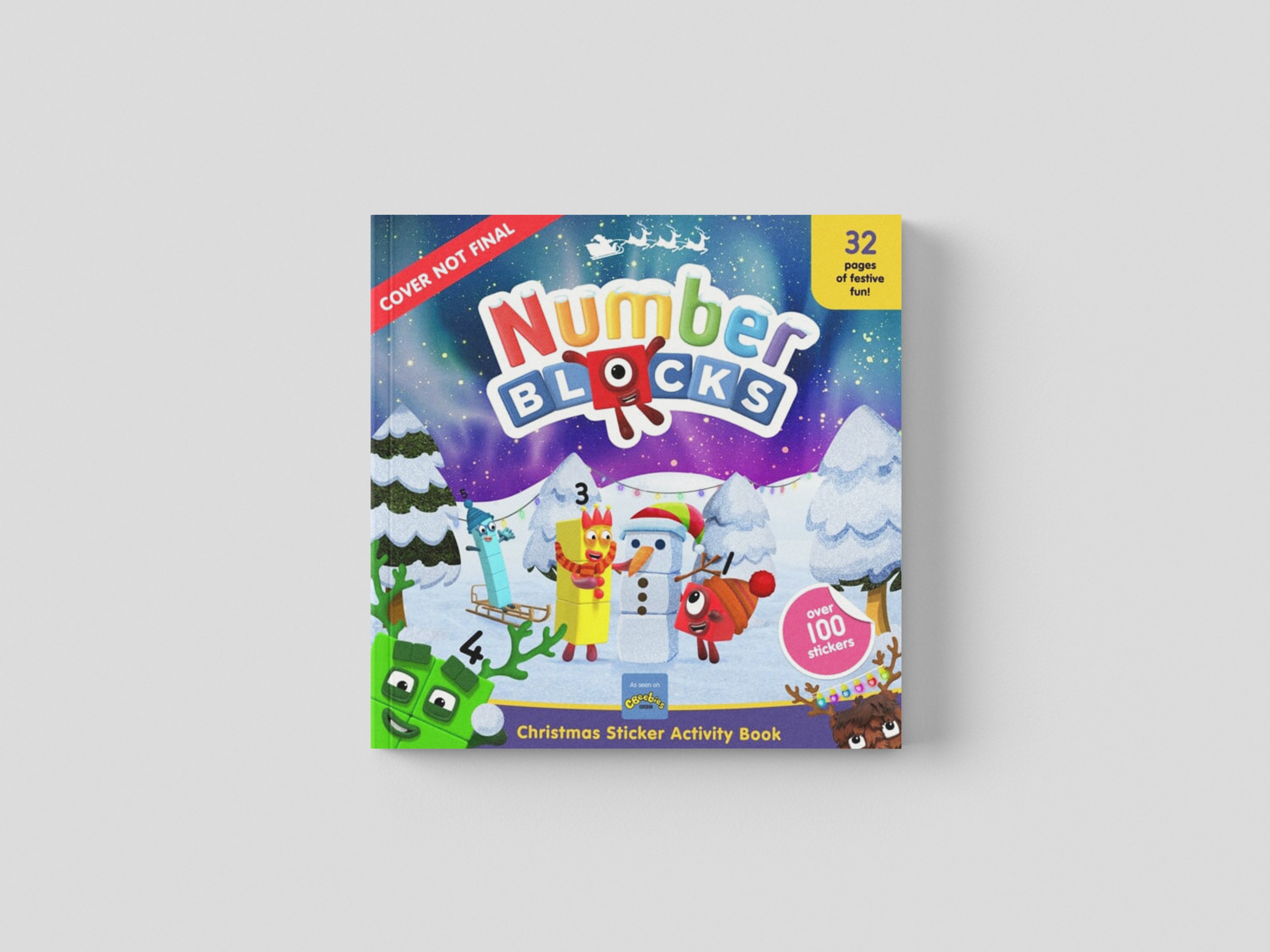 Numberblocks Christmas Sticker Activity Book by Sweet Cherry Publishing; 9781782269533