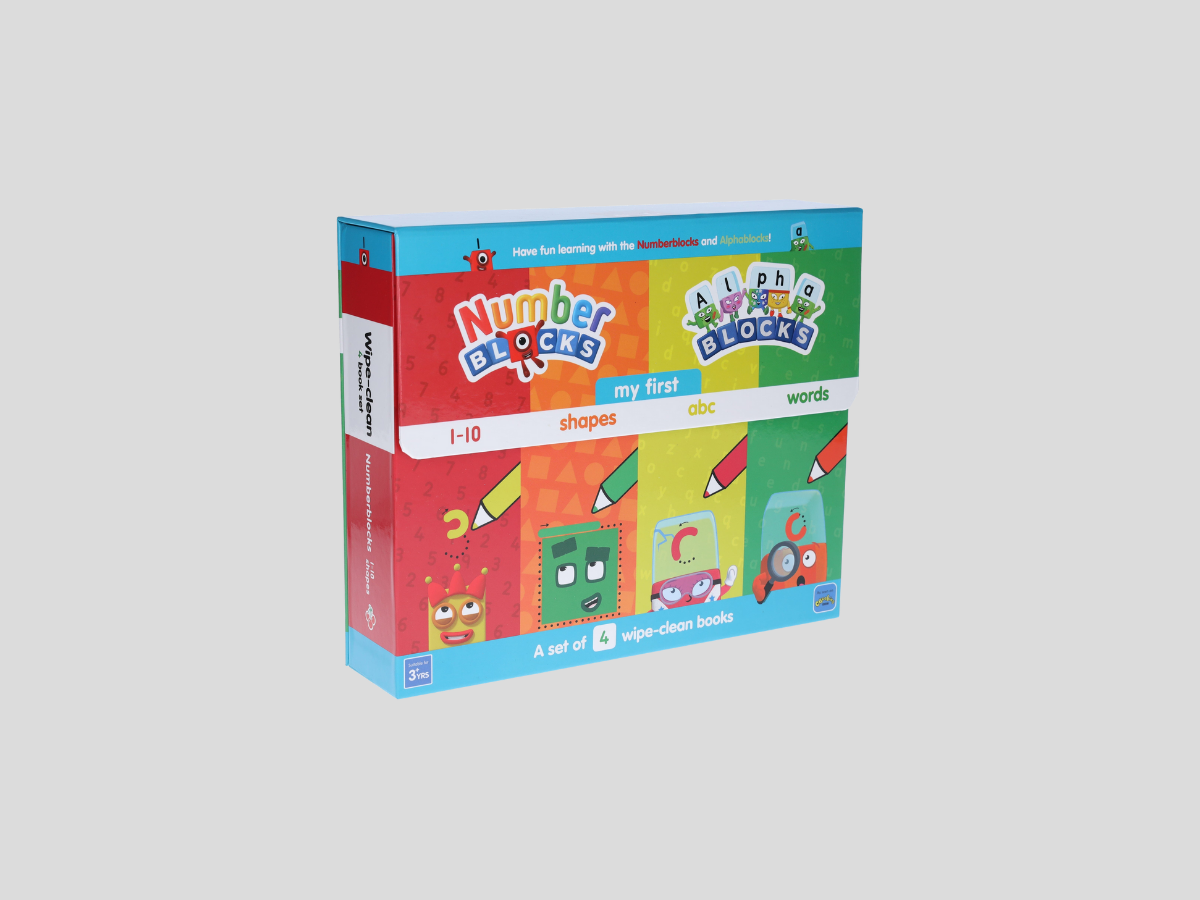 Numberblocks And Alphablocks My First Numbers And Letters 4 Wipe-Clean Books (Pens Included) - Ages 0-5 by Sweet Cherry Publishing; 9781782269588