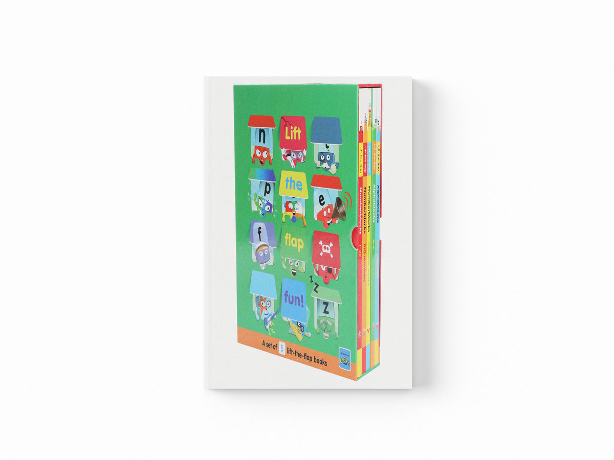 Numberblocks and Alphablocks Lift-the-Flap 5 Books Collection Set - Ages 3 years and up
