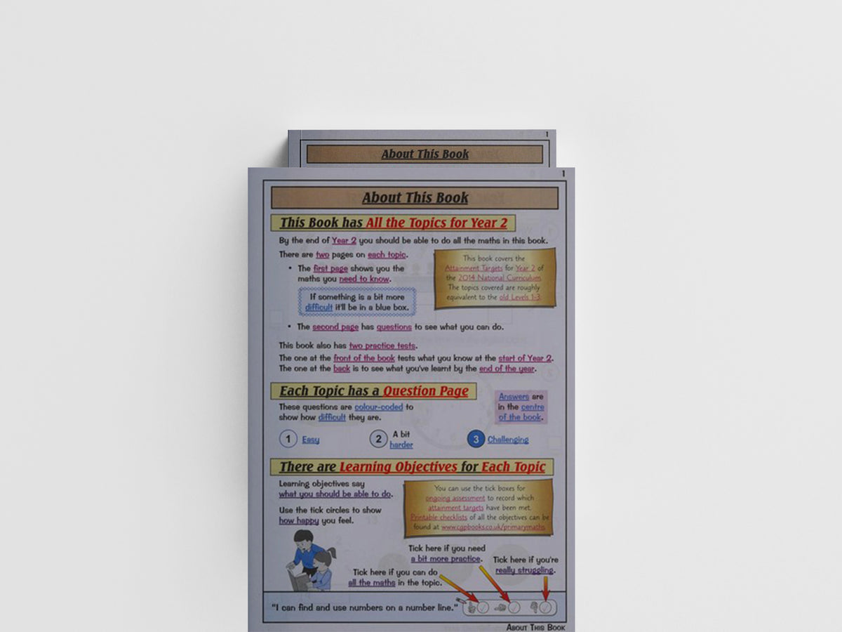 KS1 Maths Year 2 Targeted Study & Question Book by CGP Books; 9781782941361