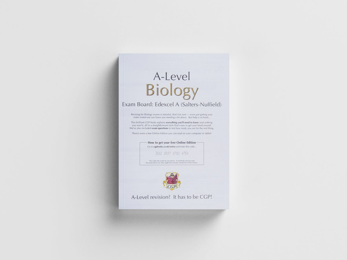 A-Level Biology: Edexcel A Year 1 & 2 Complete Revision & Practice with Online Edition by CGP Books; 9781782942986