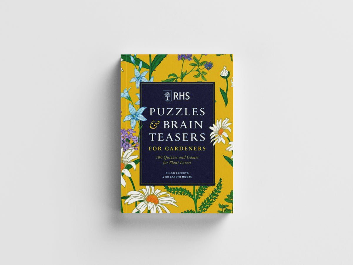 RHS Puzzles & Brain Teasers for Gardeners by Dr Gareth Moore; Simon Akeroyd; 9781784729127
