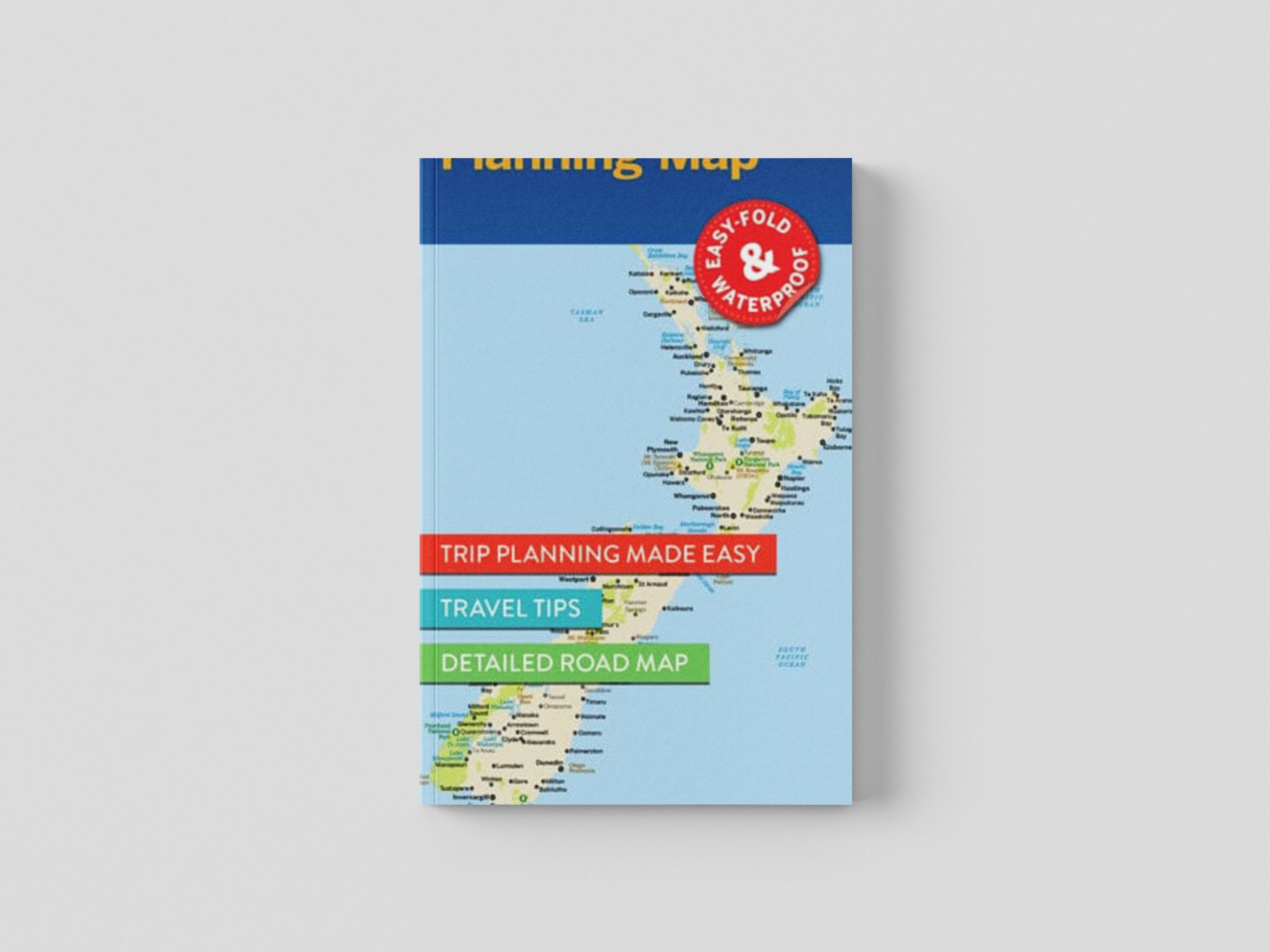 Lonely Planet New Zealand Planning Map by LonelyPlanet; 9781786579041