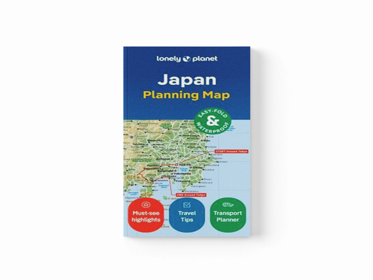 Lonely Planet Japan Planning Map by Lonely Planet; 9781787015876