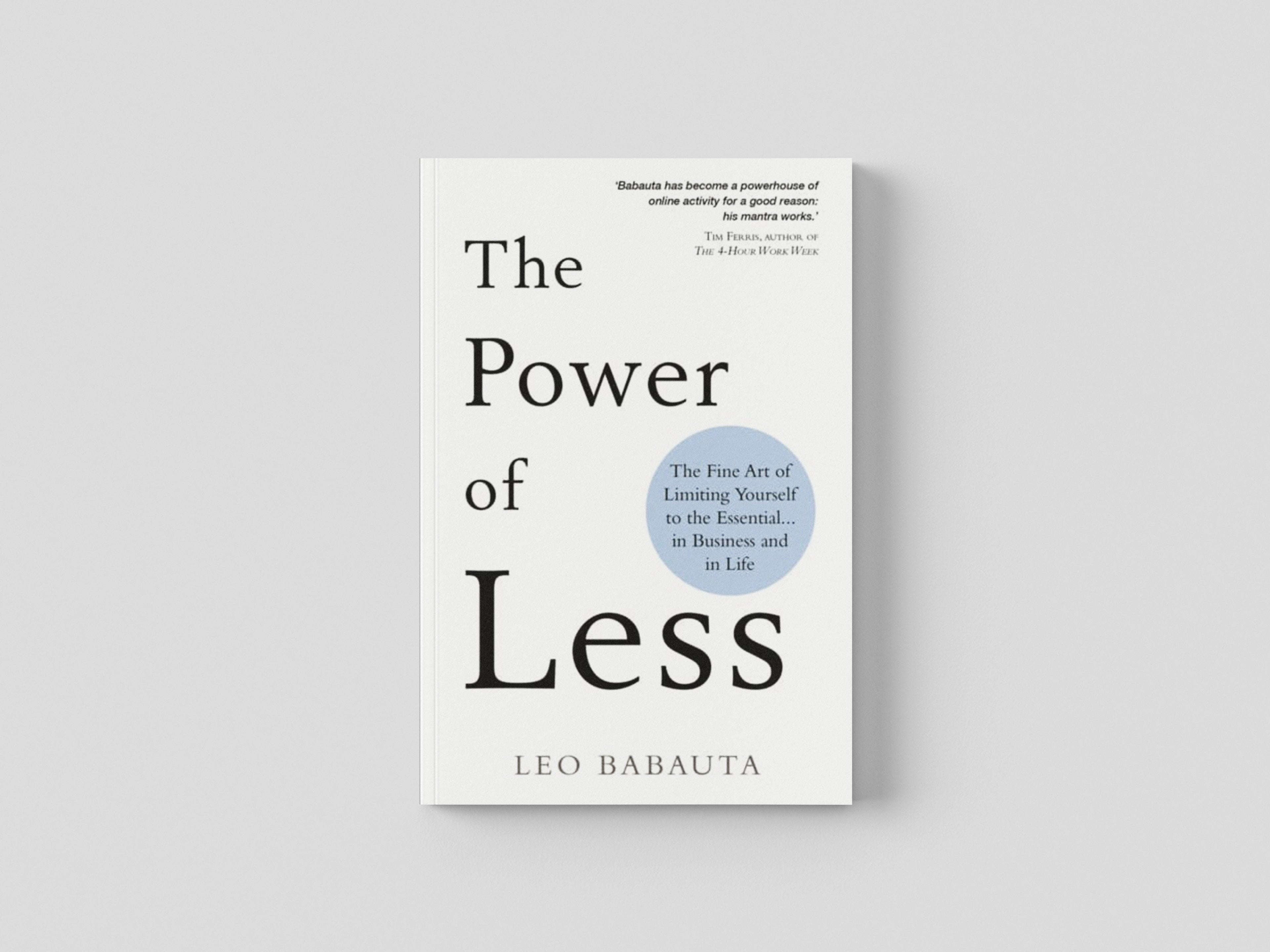 The Power of Less by Leo Babauta; 9781788173346