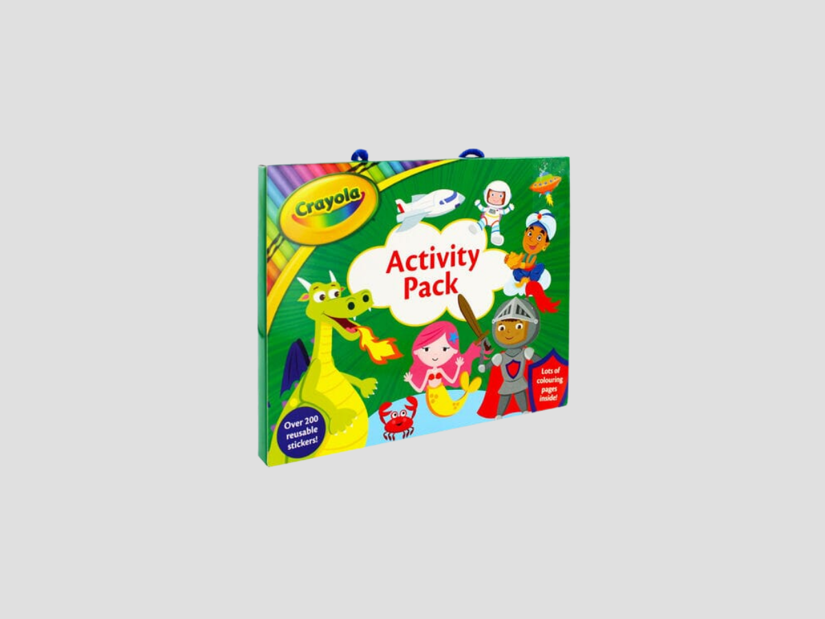 Crayola Activity Pack Colouring Books & Stickers Collection by Alligator Books; 9781788241250
