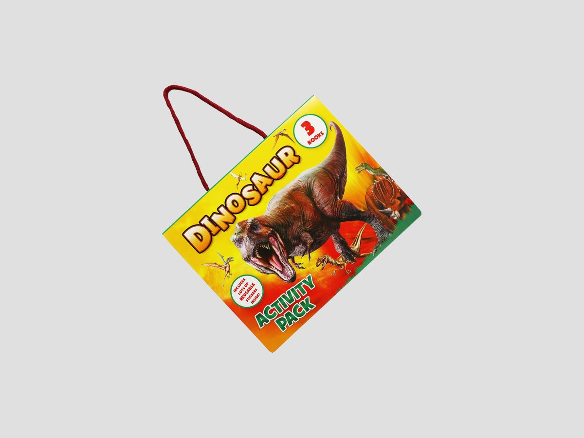 Dinosaur Activity Pack Colouring Books & Stickers Collection by Alligator Books; 9781788241540