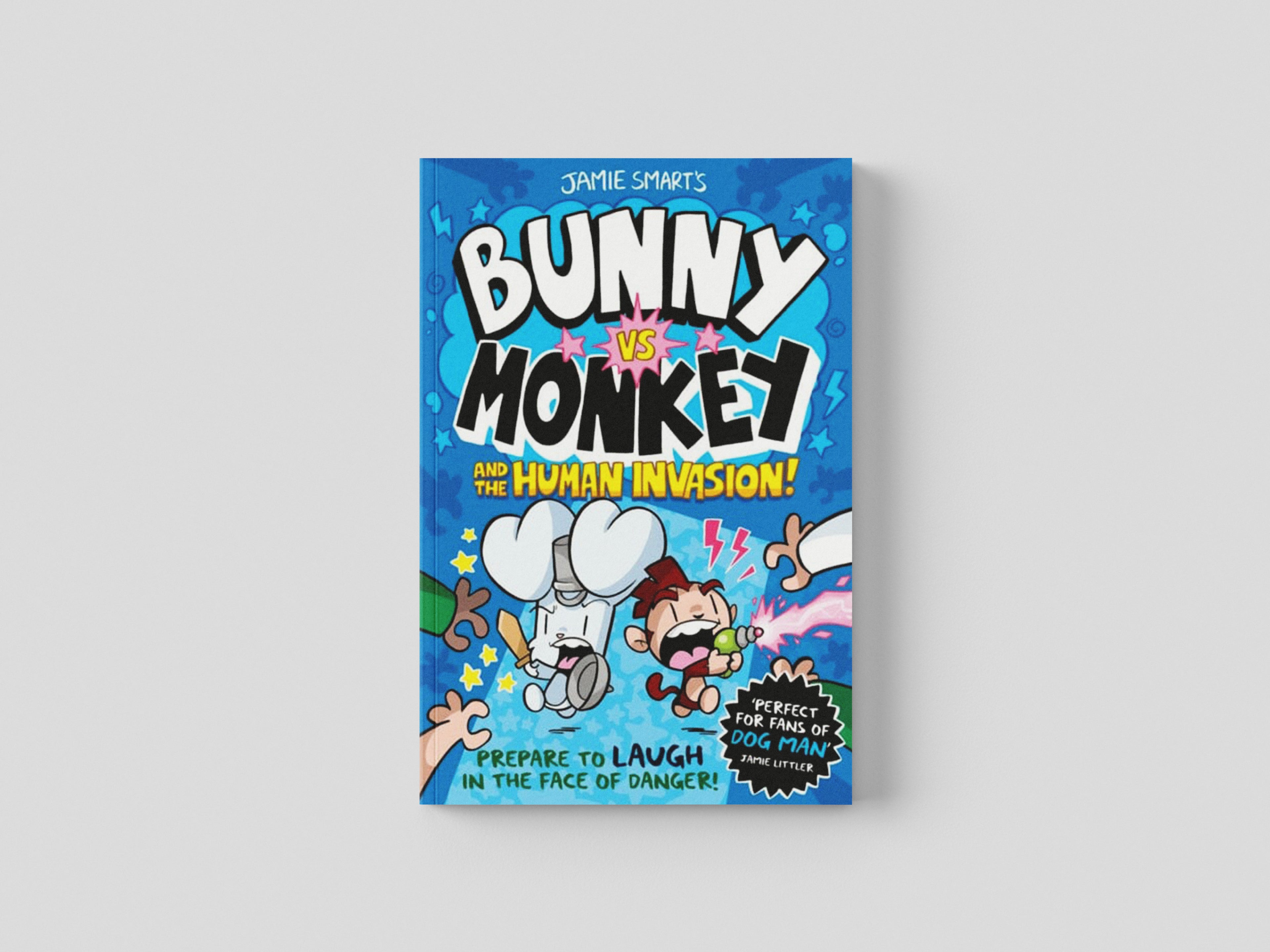 Bunny vs Monkey and the Human Invasion by Jamie Smart; 9781788451956