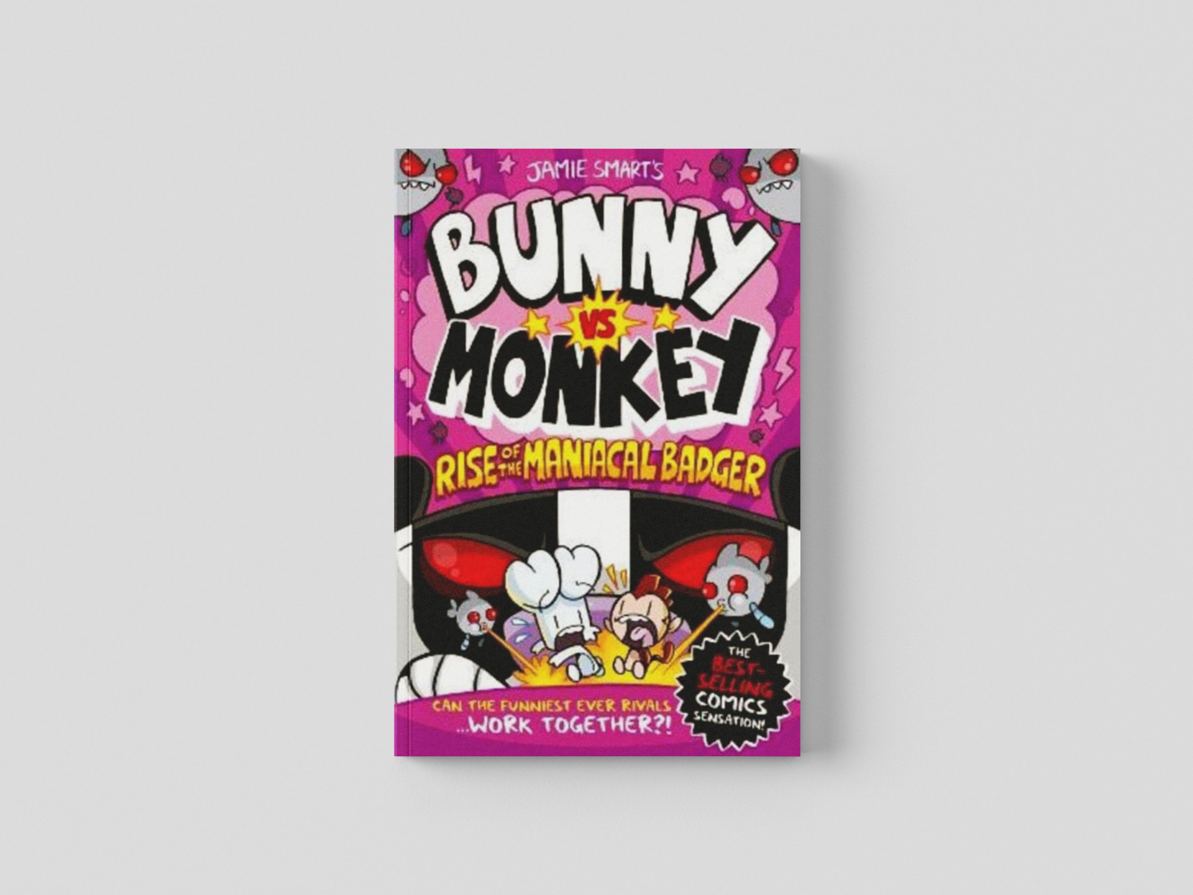 Bunny vs Monkey: Rise of the Maniacal Badger by Jamie Smart; 9781788452809