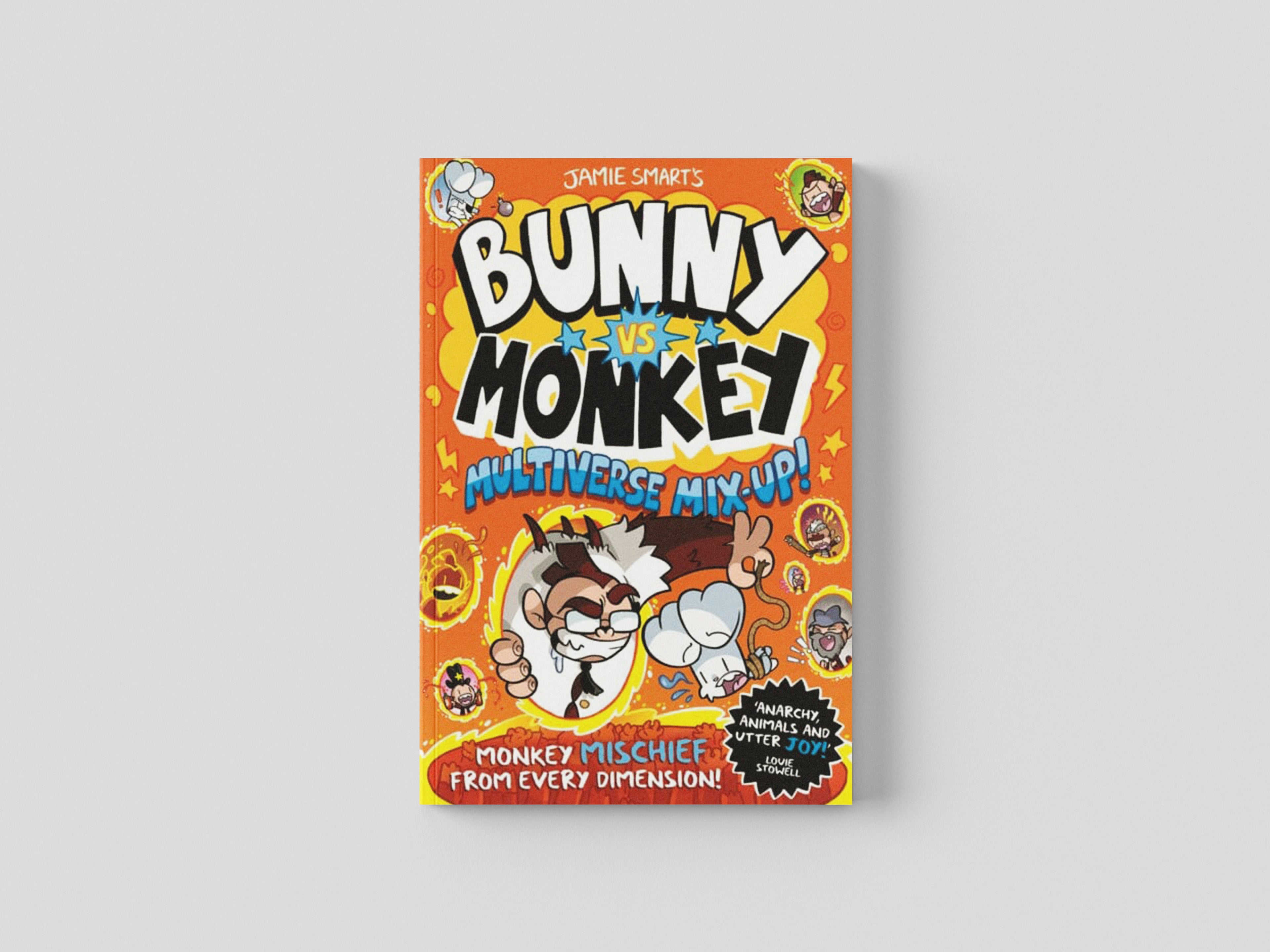 Bunny vs Monkey: Multiverse Mix-up! by Jamie Smart; 9781788452922