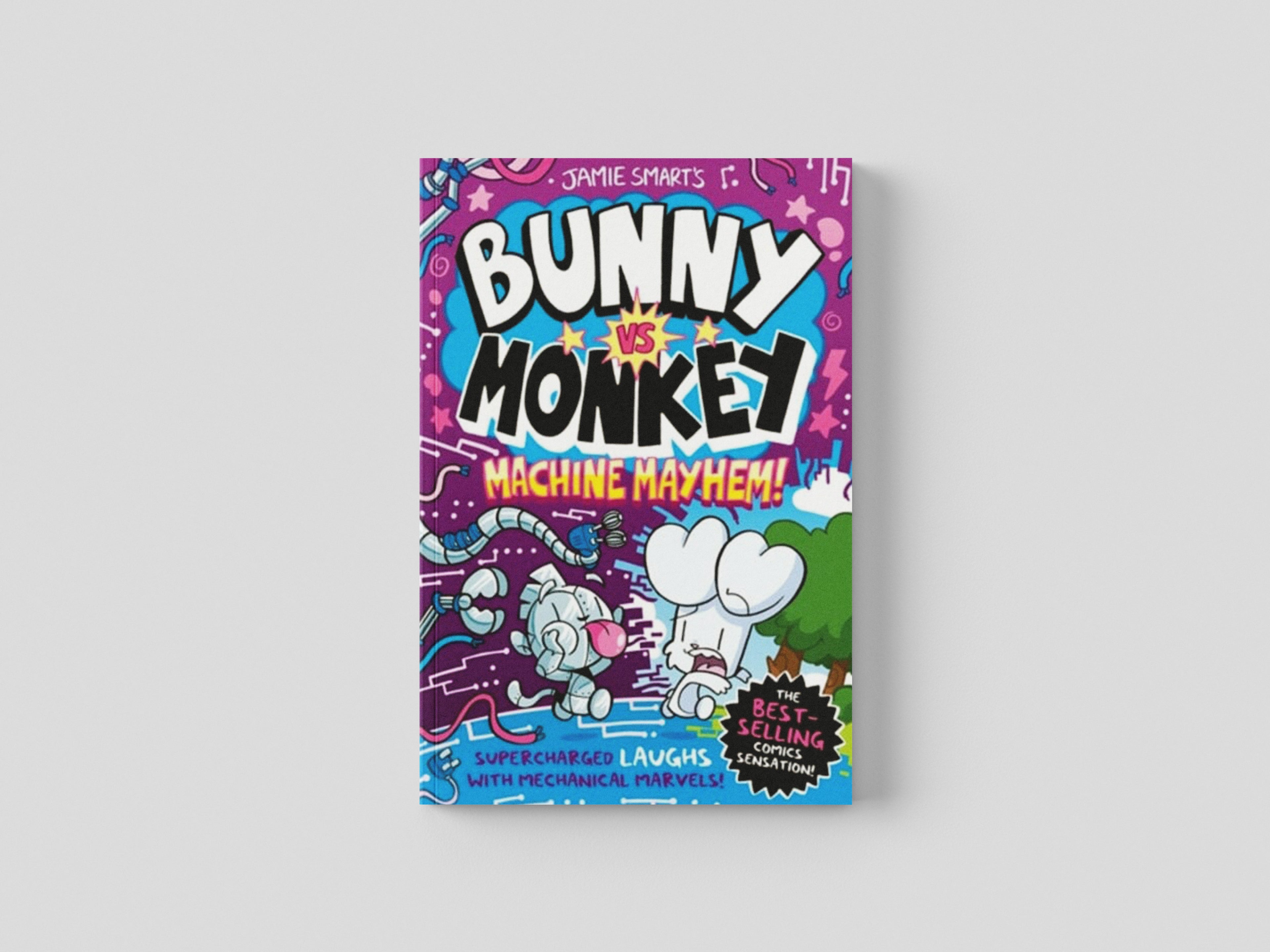 Bunny vs Monkey: Machine Mayhem by Jamie Smart; 9781788452977