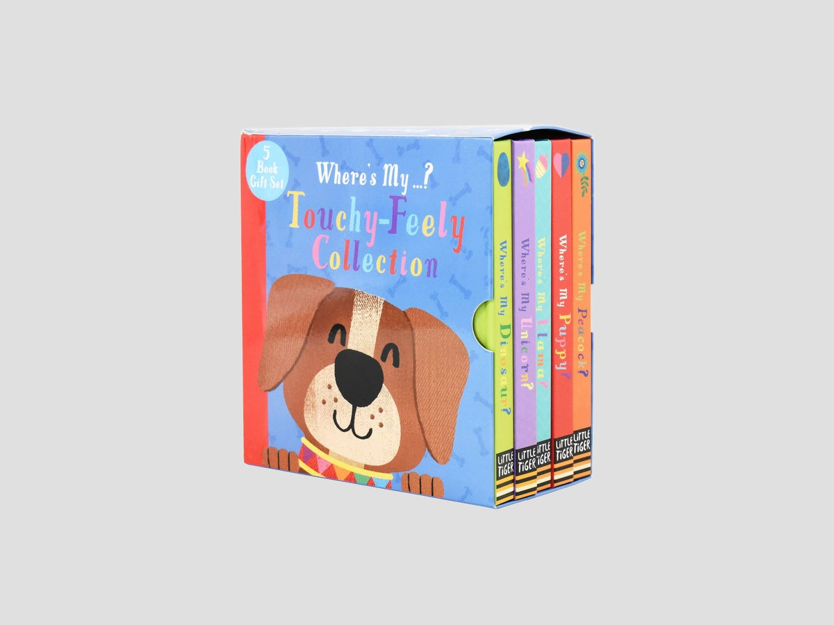 Where's My... Touchy-Feely Collection 5 Books Box Set - Ages 0-5 by Little Tiger Press Group; 9781788819800