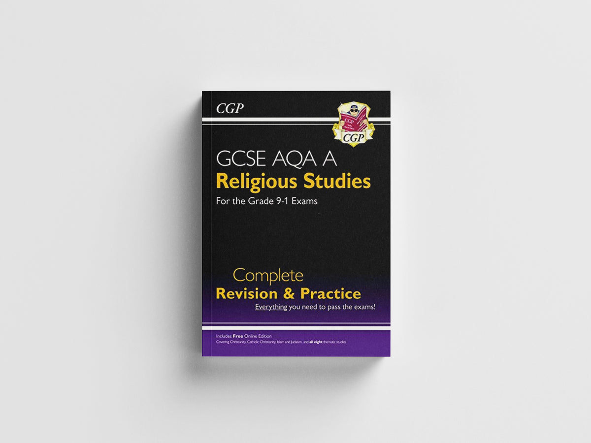 New GCSE Religious Studies: AQA A Complete Revision & Practice (with Online Extras) by CGP Books; 9781789080926