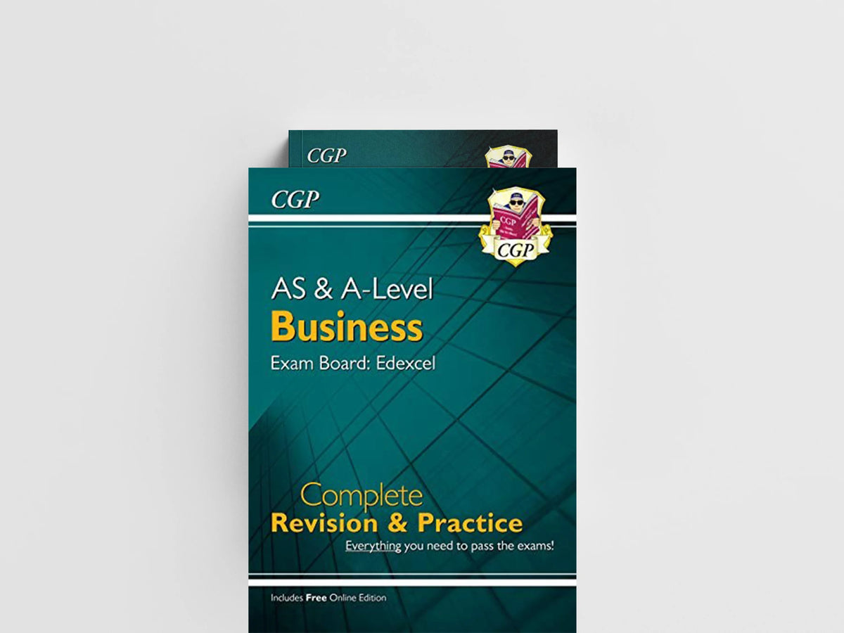 New A-Level and AS Business: Edexcel Complete Revision & Practice with Online Edition by CGP Books; 9781789082425