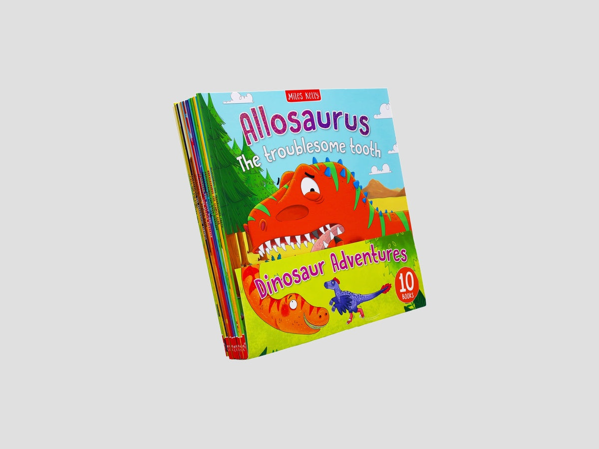 Miles Kelly Dinosaur Adventures 10 Books Collection by Miles Kelly Publishing Ltd; 9781789890419