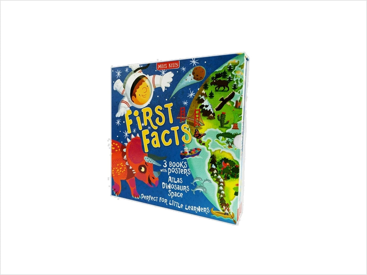 Children's First Facts Collection (Atlas, Dinosaurs & Space) - Ages 5 Years and Up