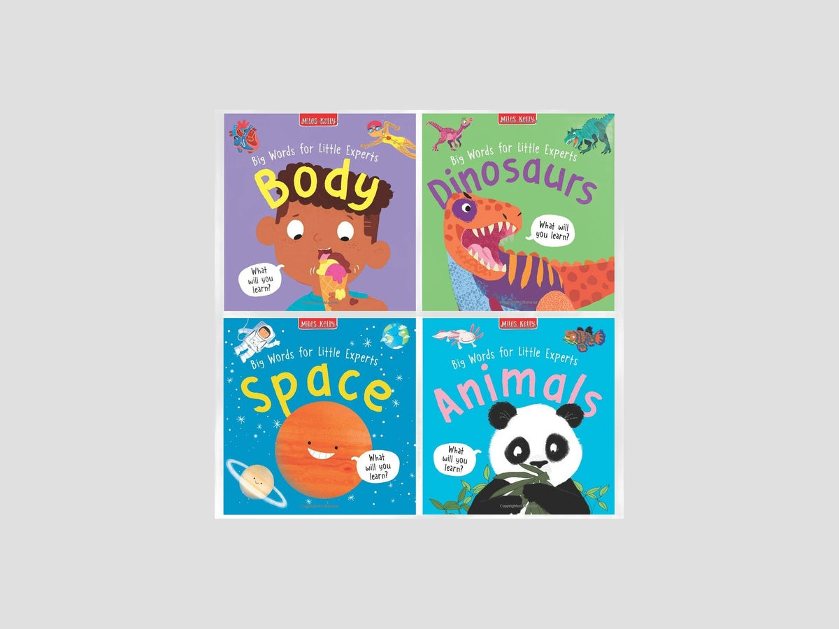 Big Words for Little Experts 4 Books Collection - Ages 2+ by Miles Kelly Publishing Ltd; 9781789894950