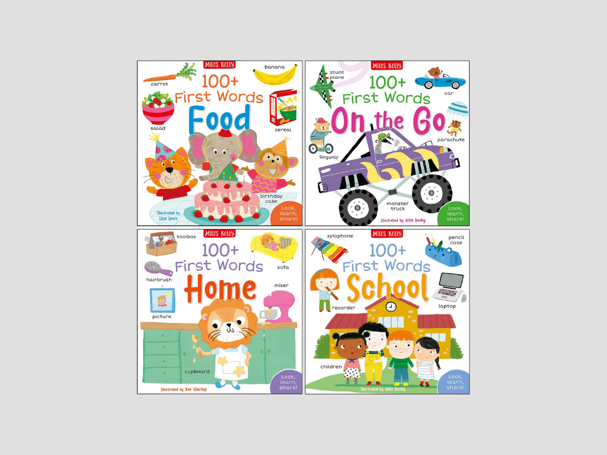 First Words My World 4 Books Collection