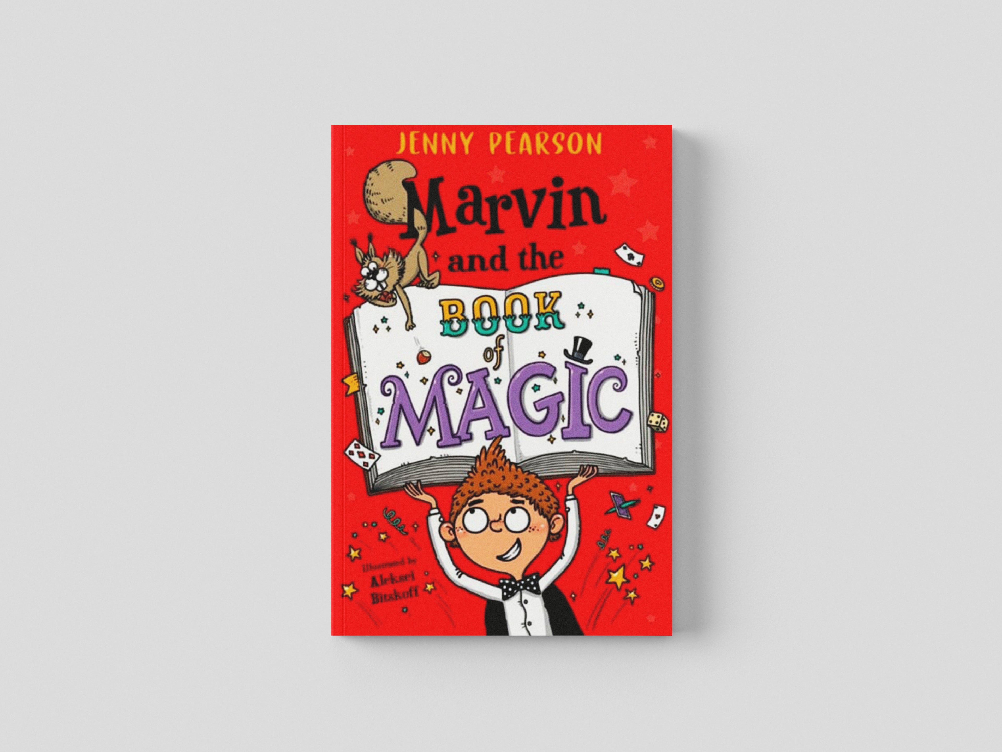 Marvin and the Book of Magic by Jenny Pearson; 9781800902695