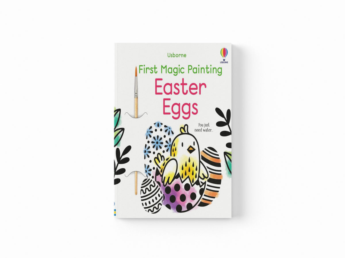 First Magic Painting Easter Eggs