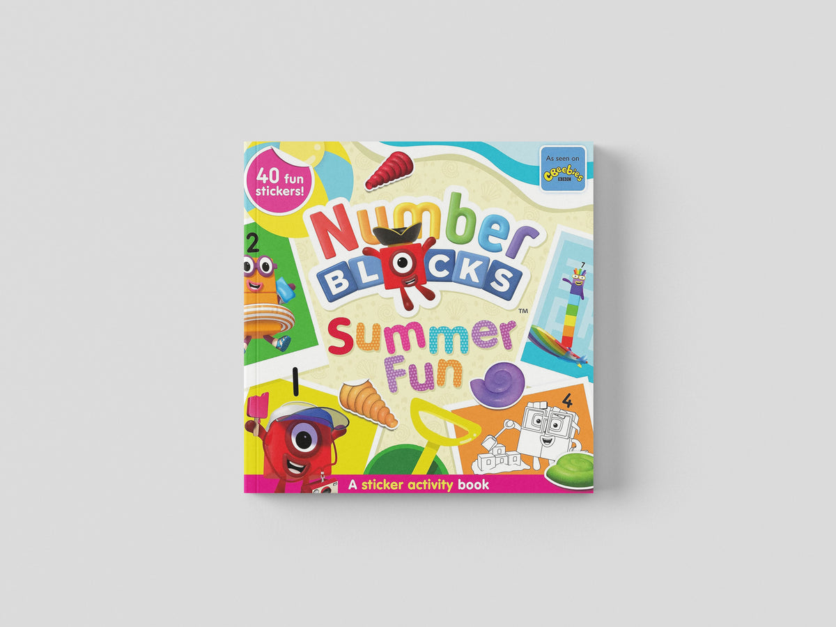 Numberblocks Summer Fun: A Sticker Activity Book - Quizzes, Puzzles, Fun Games - Ages 3-6 by Sweet Cherry Publishing; 9781802630749