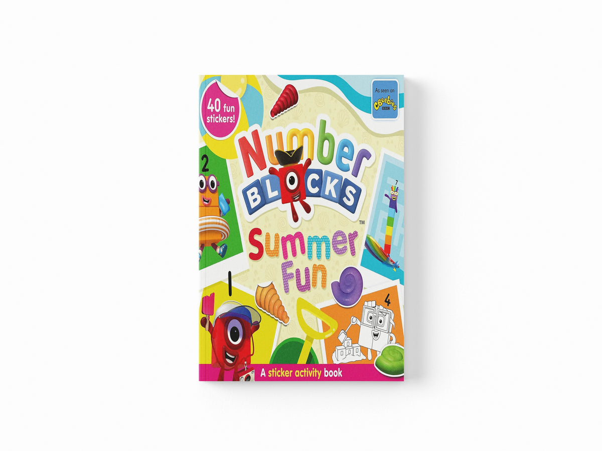 Numberblocks Summer Fun: A Sticker Activity Book - Quizzes, Puzzles, Fun Games - Ages 3-6