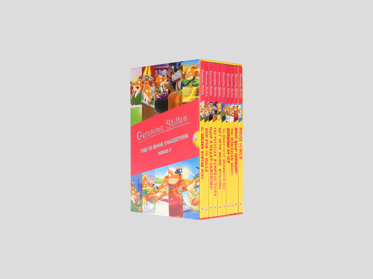 Geronimo Stilton The Illustrated 10 Book Collection (Series 7) Box Set - Ages 5-8 by Sweet Cherry Publishing; 9781802633092