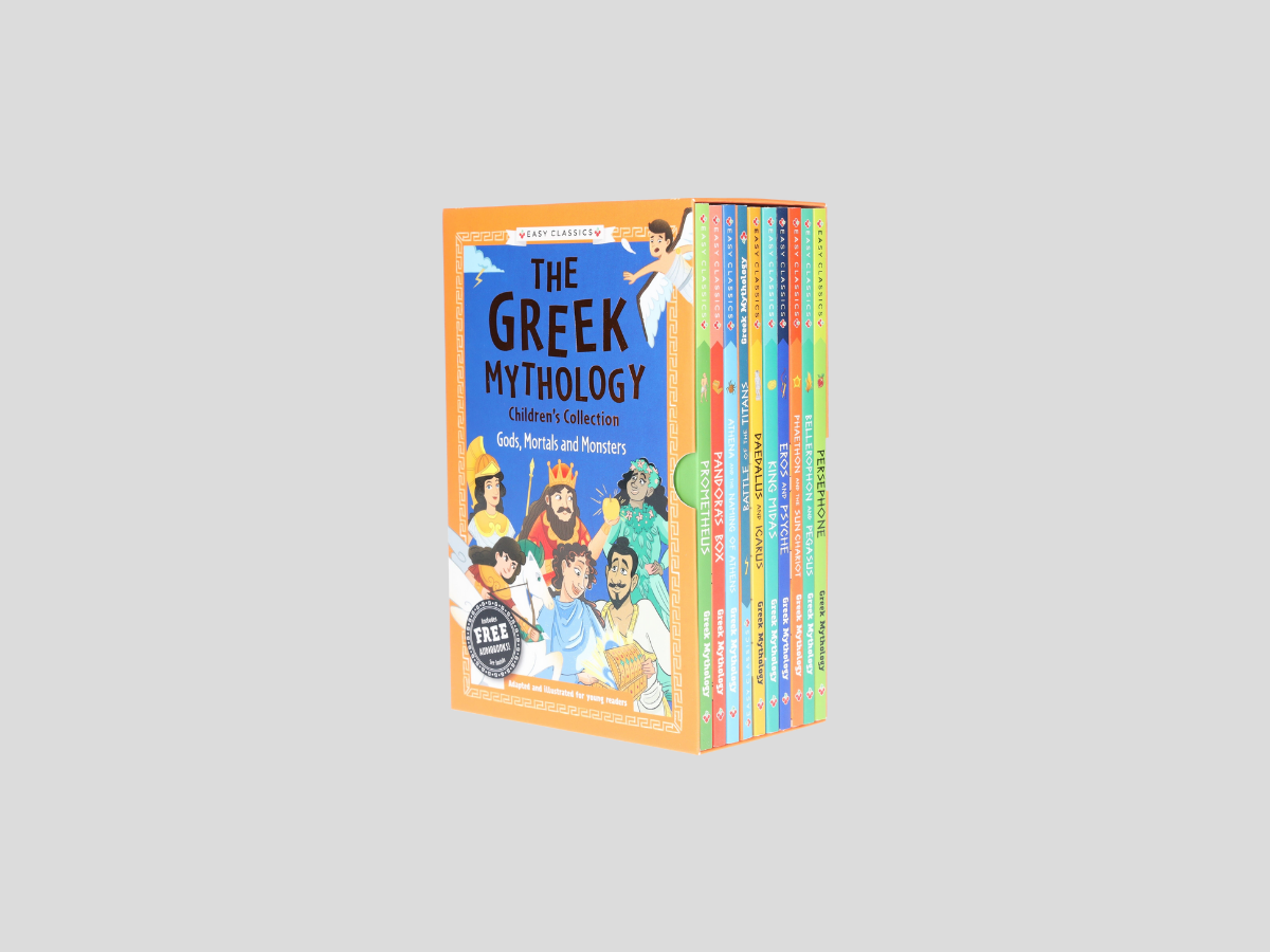 The Greek Mythology Children's Collection: Gods, Mortals and Monsters 10 Books Collection Box Set - Ages 7 - 9 by Sweet Cherry Publishing; 9781802633207