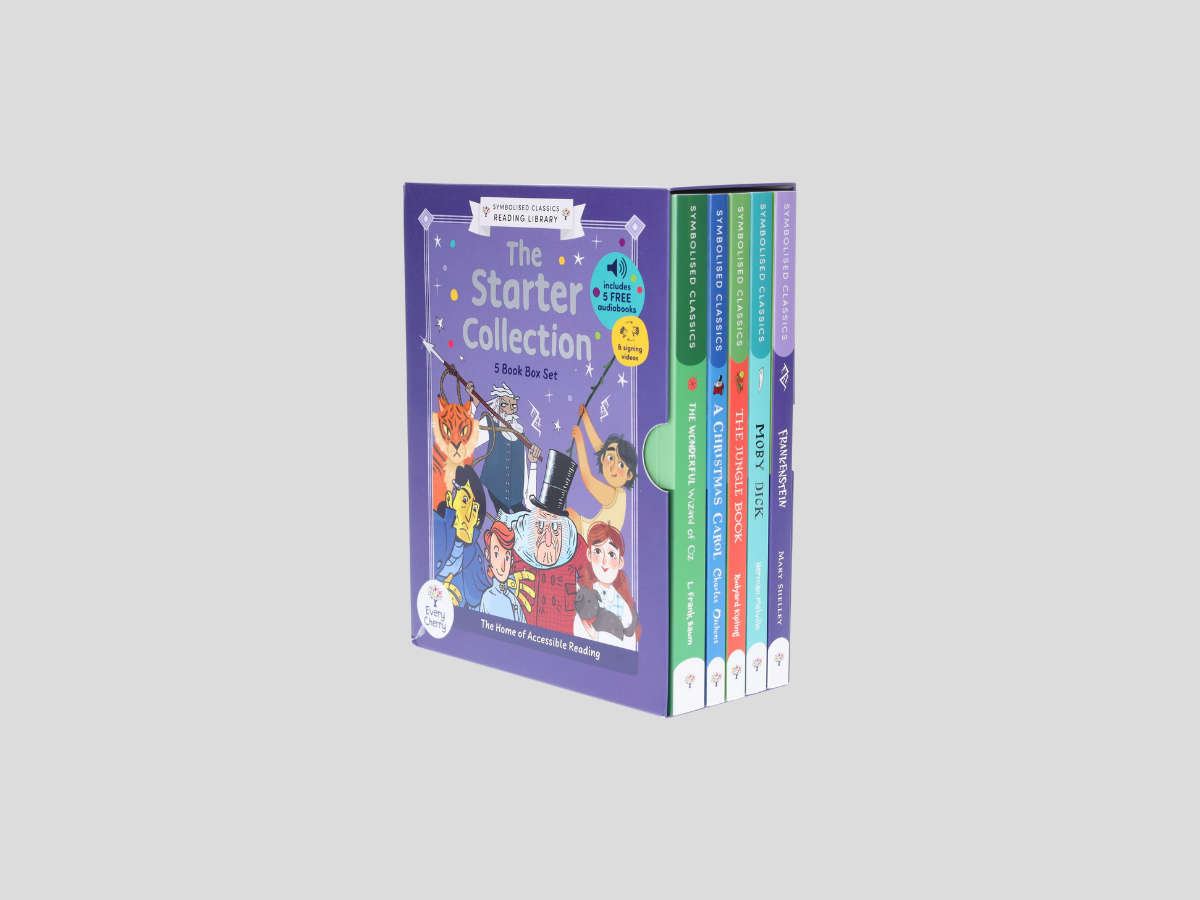Symbolised Classics Reading Library: The Starter Collection 5 Books Boxed Set - Ages 7+ by Every Cherry Publishing; 9781802633405