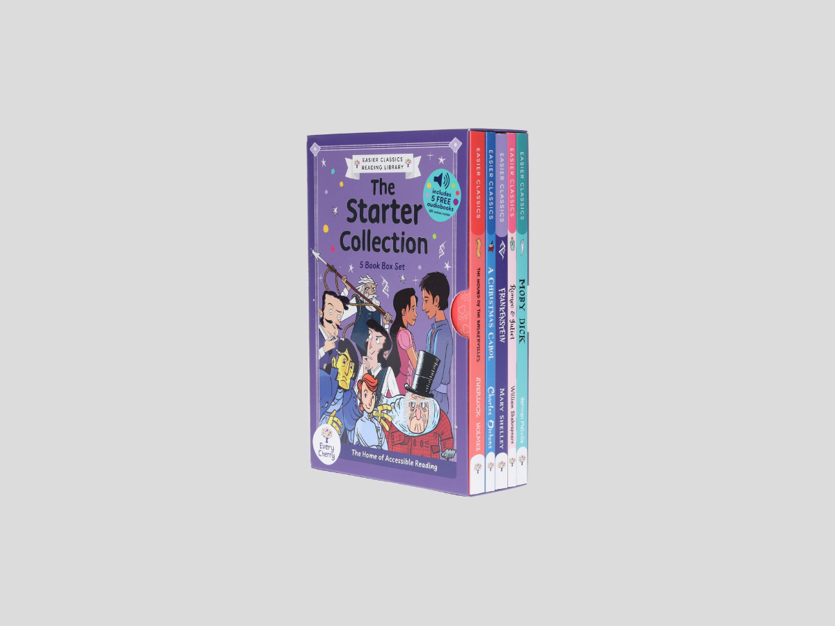 Easier Classics Reading Library: The Starter Collection 5 Books Box Set with Free Audio Books - Ages 7+ by Every Cherry Publishing; 9781802633443