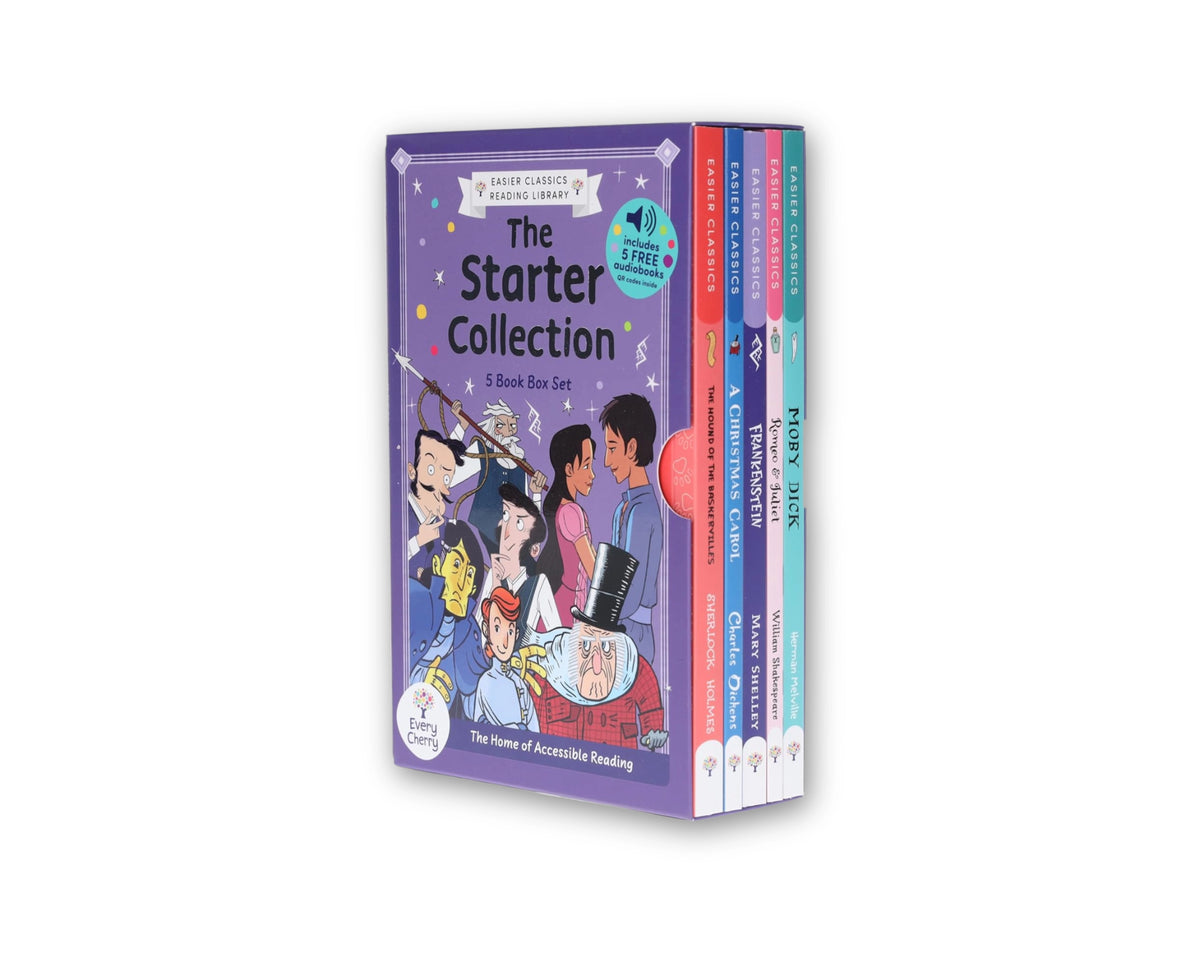 Easier Classics Reading Library: The Starter Collection 5 Books Box Set with Free Audio Books - Ages 7+ by Every Cherry Publishing; 9781802633443