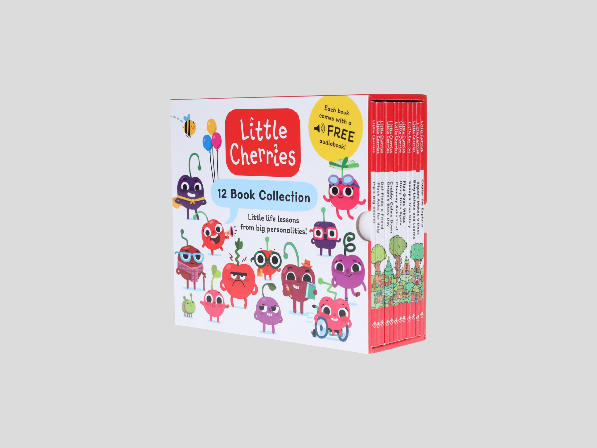 The Little Cherries Series illustrated 12 Books Collection Box Set: With Free 12 Audio Books - Ages 3-5 by Sweet Cherry Publishing; 9781802634228