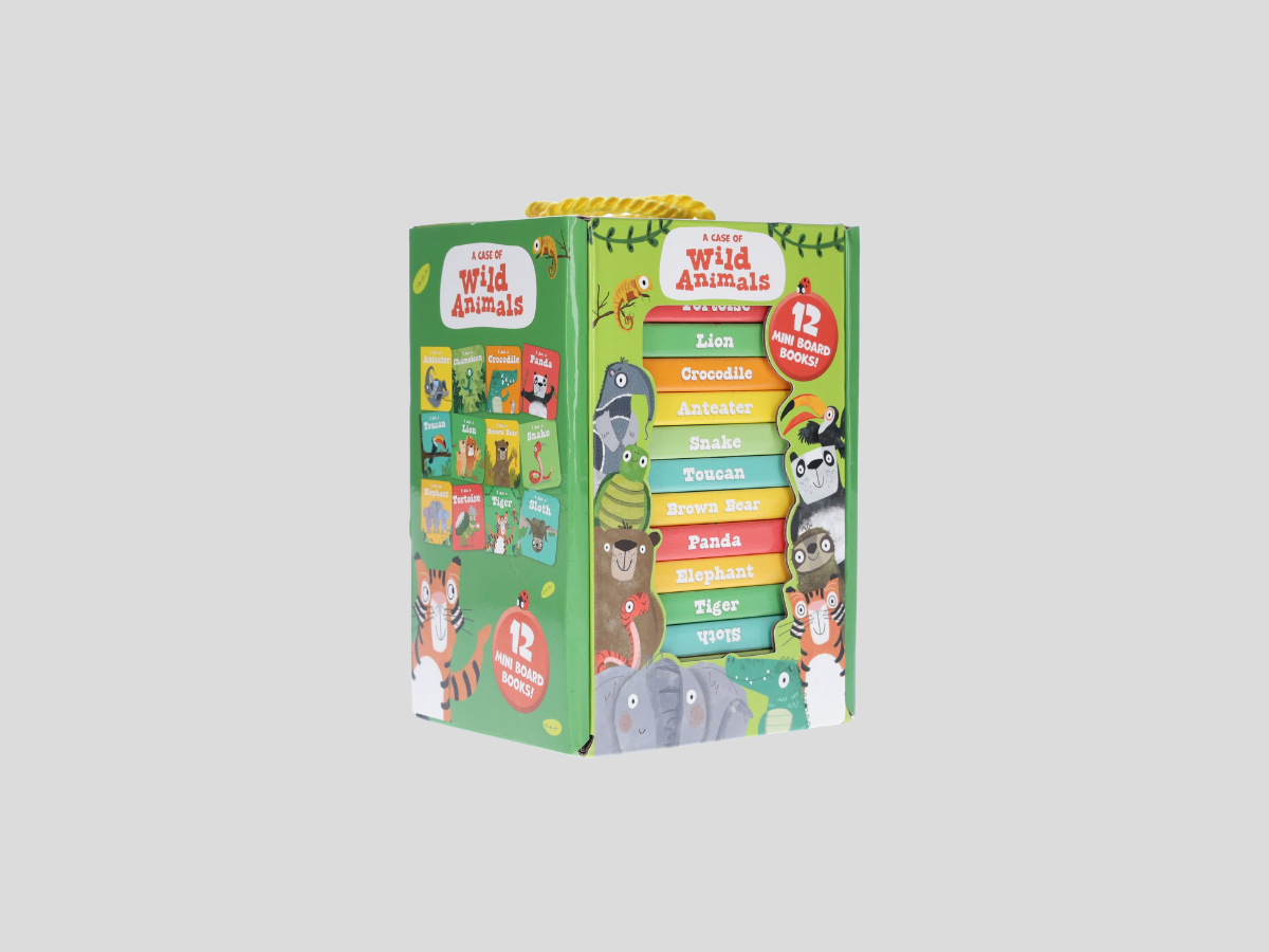 A Case of Wild Animals - 12 Books Collection Box Set - Ages 3-5 - Board Book by Sweet Cherry Publishing; 9781802635041