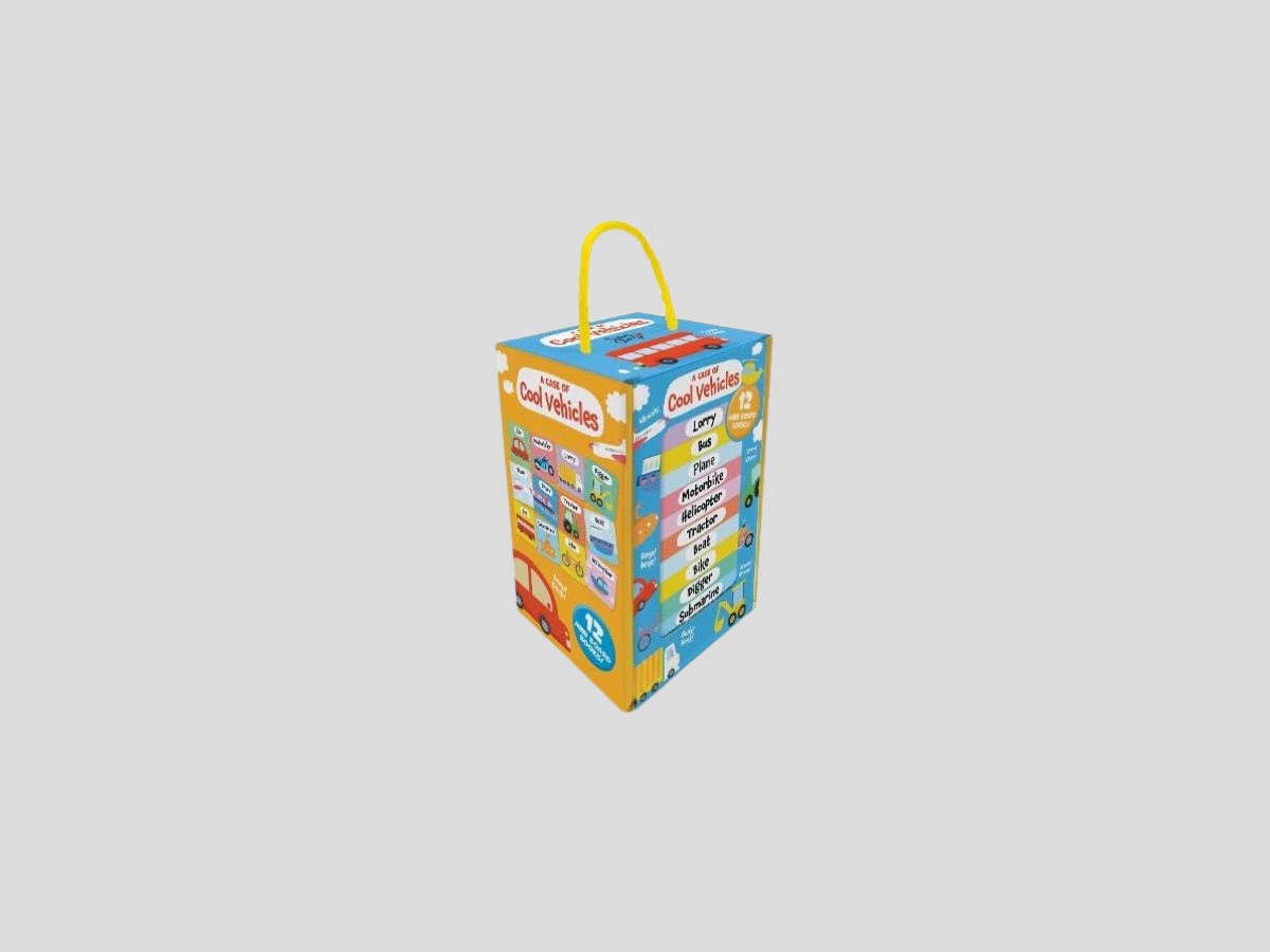 A Case of Cool Vehicles: 12 Title Board Book Collection Carry Case - Ages 3+ by Sweet Cherry Publishing; 9781802636024