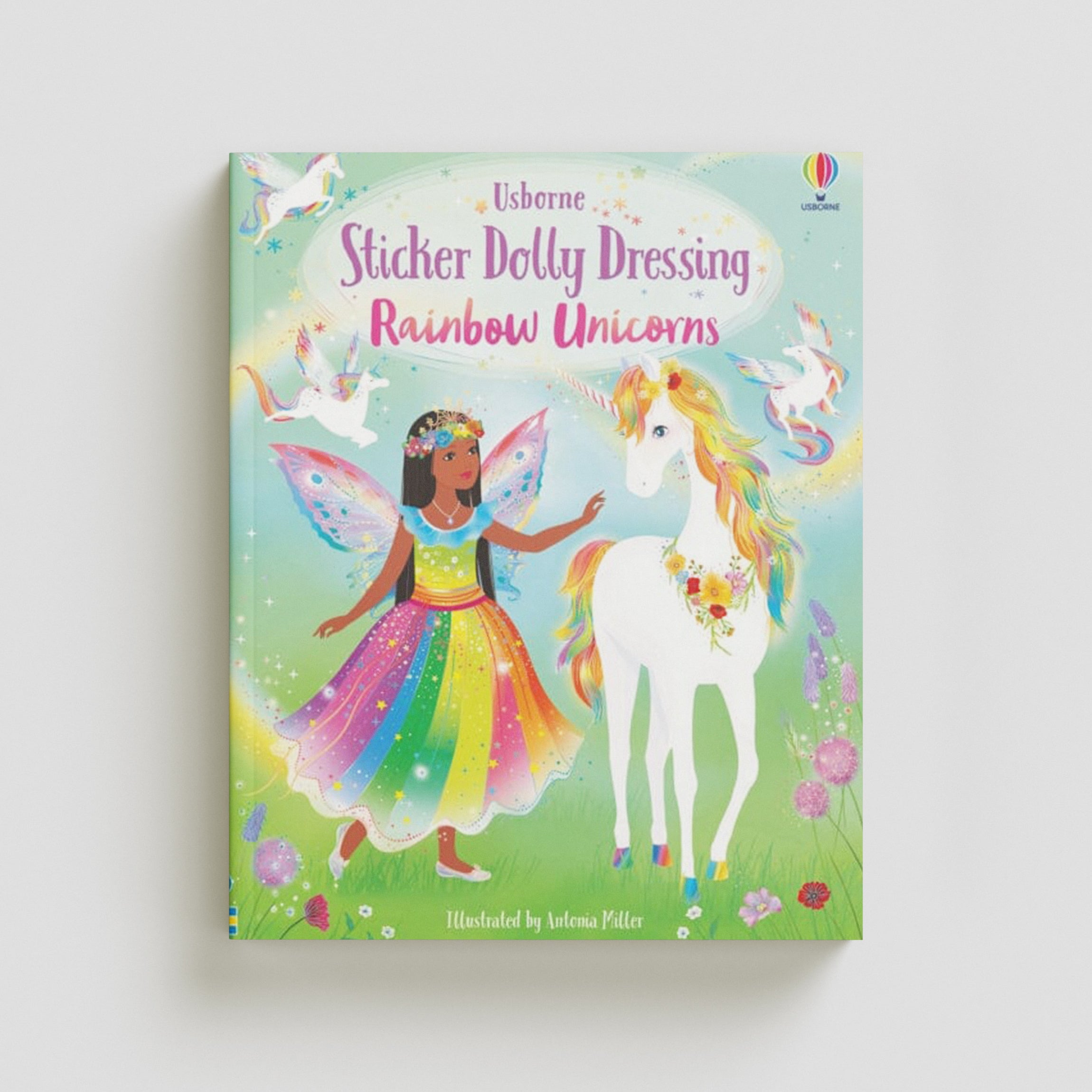 Sticker Dolly Dressing Rainbow Unicorns by Fiona Watt; 9781803707747
